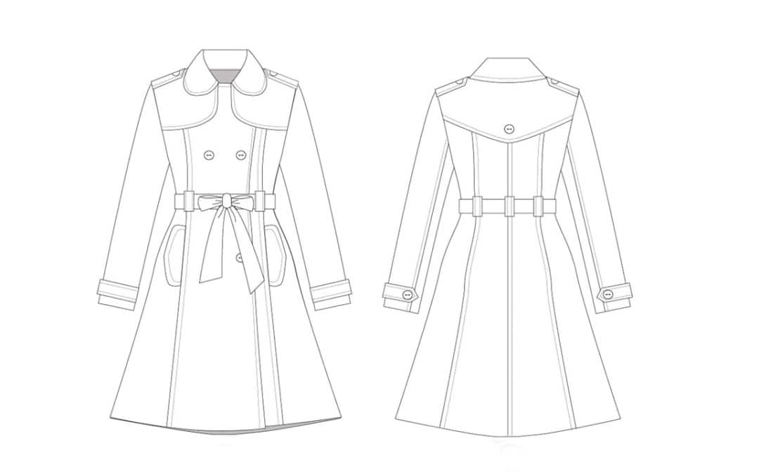 Vill du sy en trenchcoat